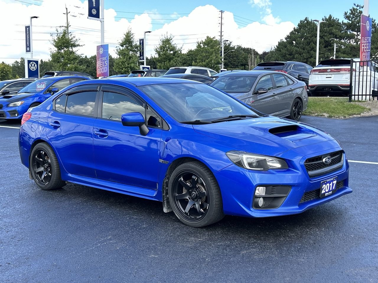 Used 2017 World Rally Blue Pearl Subaru 4Dr Sport Pkg 6sp image 15