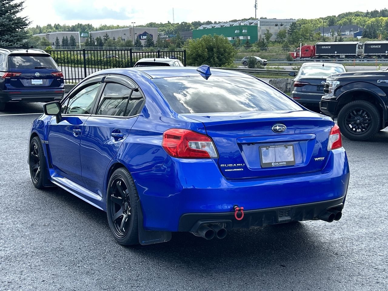 Used 2017 World Rally Blue Pearl Subaru 4Dr Sport Pkg 6sp image 8