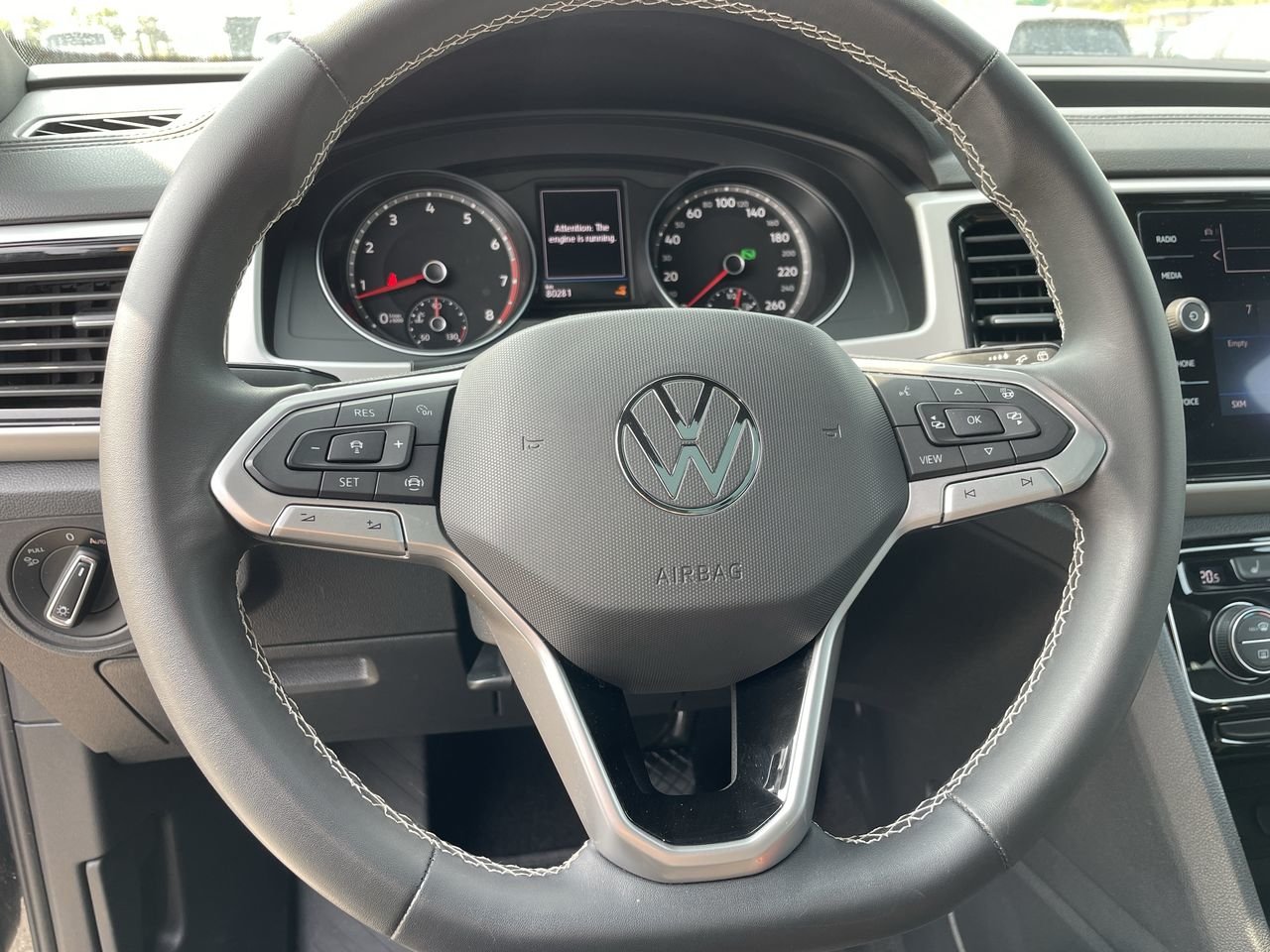 Certified Used 2021 Deep Black Pearl Volkswagen HIGHLINE 3.6L V6 image 22