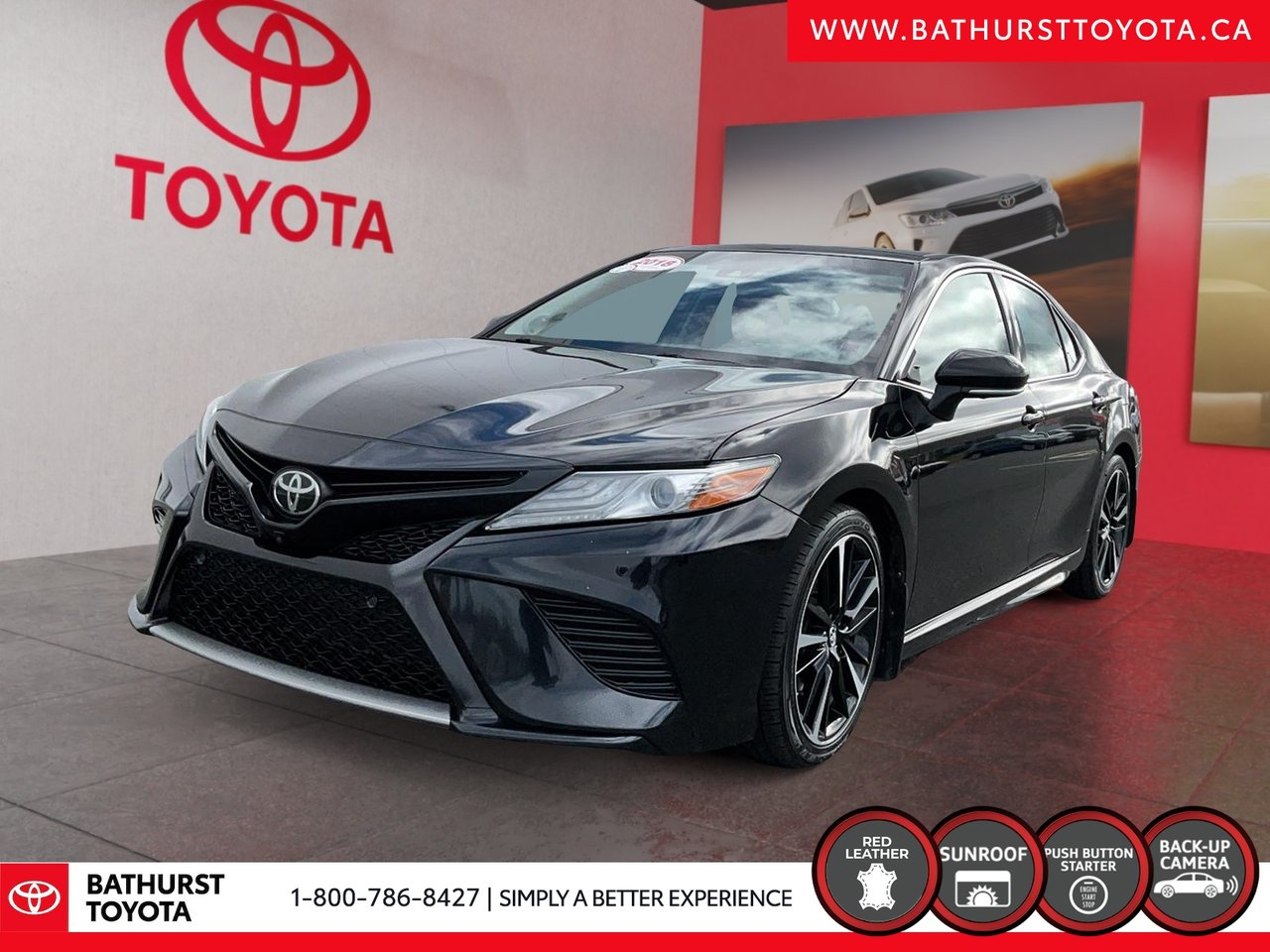 MIDNIGHT BLACK METALLIC 2018 Toyota Camry Sedan Front-Wheel Drive Automatic