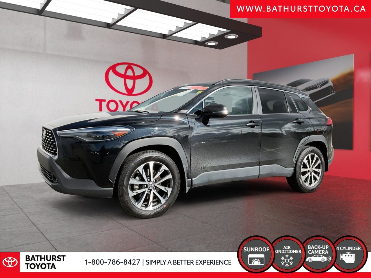 0D11-JET_BLACK_MIC 2023 Toyota Corolla Cross SUV / Crossover All-Wheel Drive 