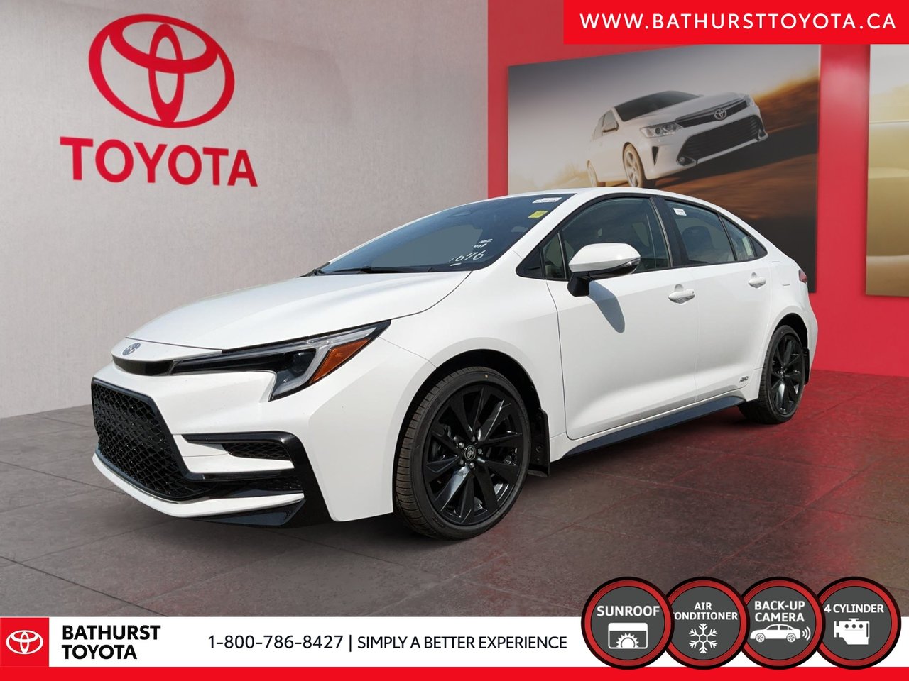 Toyota Corolla Hybrid SE AWD 2026 Berline Blanc Transmission Intégrale Automatique