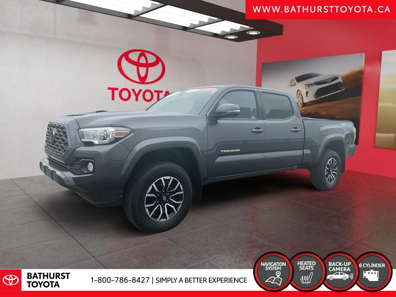 Gray (MAGNETIC GREY METALLIC) 2022 Toyota Tacoma Pickup Truck Automatic