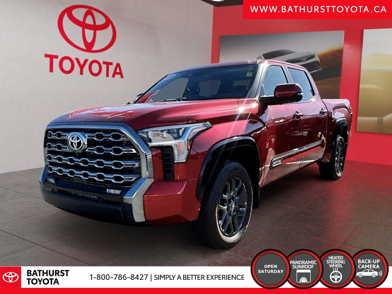 Supersonic Red 2026 Toyota Tundra Pickup Truck Four-Wheel Drive Automatic