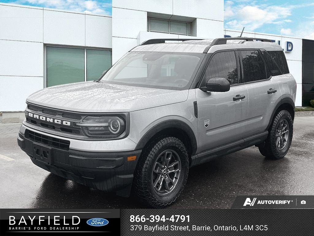 Iconic Silver (MET) 2023 Ford Bronco Sport SUV / Crossover All-Wheel Drive Automatic