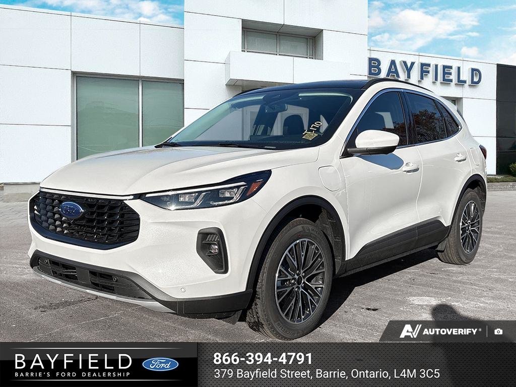 Star White Metallic Tri-coat 2026 Ford Escape Hybrid Plug-in SUV / Crossover Front-Wheel Drive Automatic
