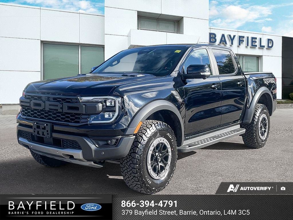Shadow Black 2025 Ford Ranger Pickup Truck Four-Wheel Drive Automatic