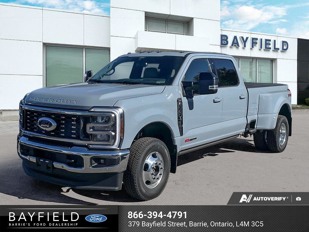 Gray (Glacier Grey Metallic Tri-Coat) 2026 Ford F-350 Super Duty Pickup Truck Four-Wheel Drive Automatic