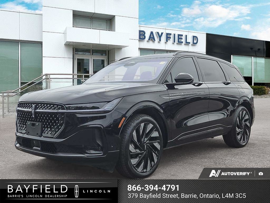 Infinite Black Metallic Clearcoat 2024 Lincoln Nautilus SUV / Crossover All-Wheel Drive