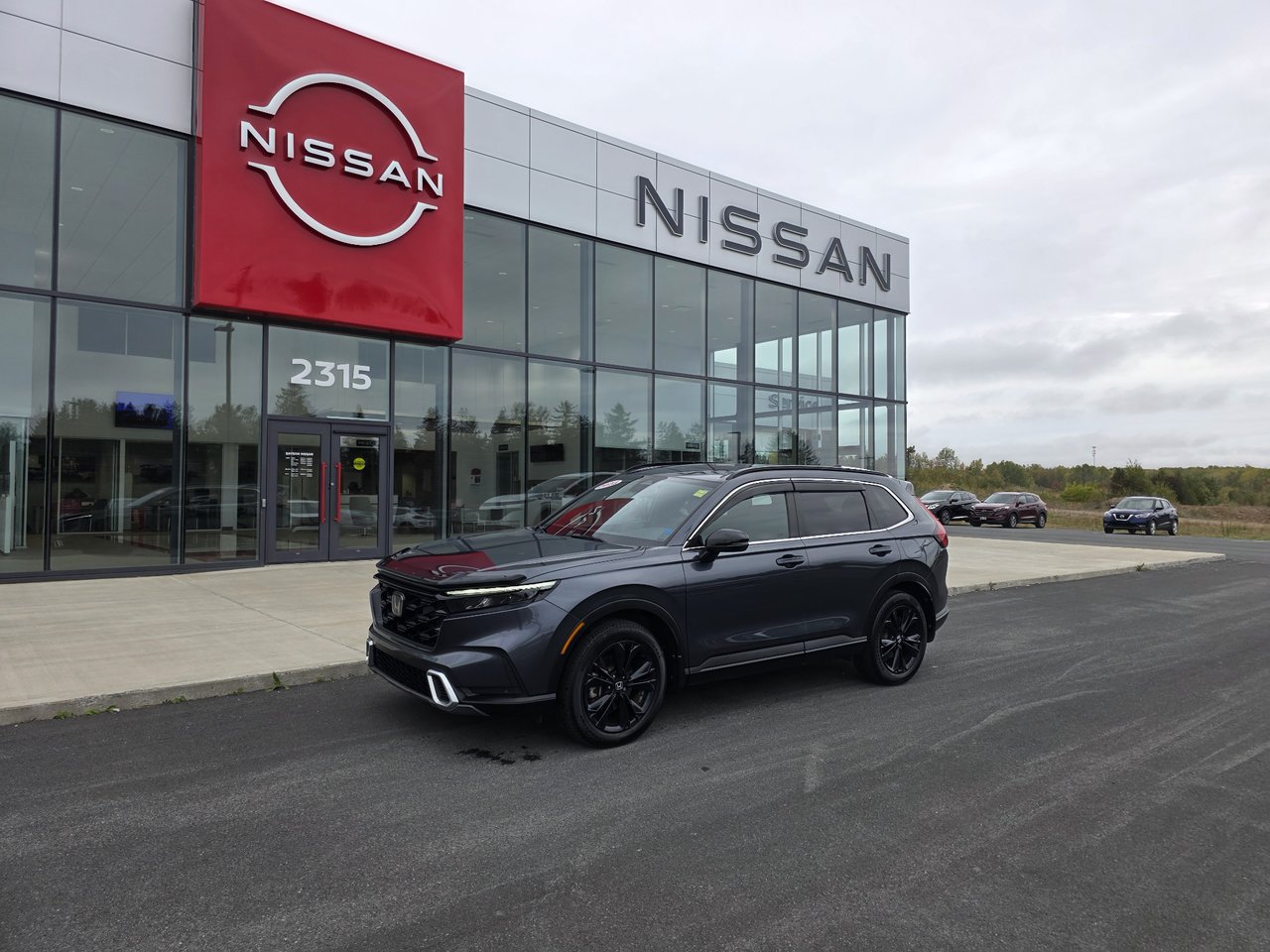 Gray (Meteoroid Grey Metallic) 2023 Honda CR-V Hybrid SUV / Crossover Automatic