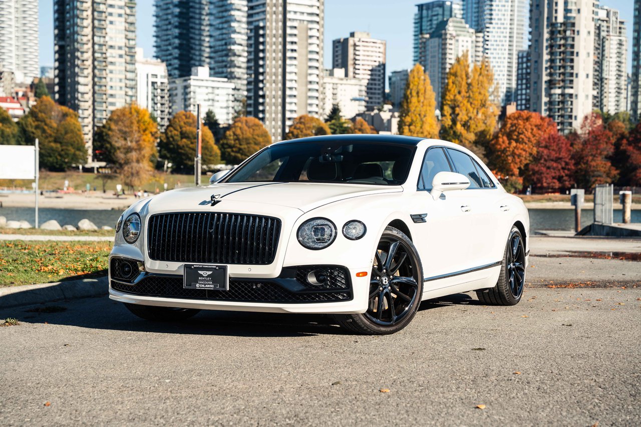 Glacier White 2024 Bentley Flying Spur Sedan All-Wheel Drive Automatic