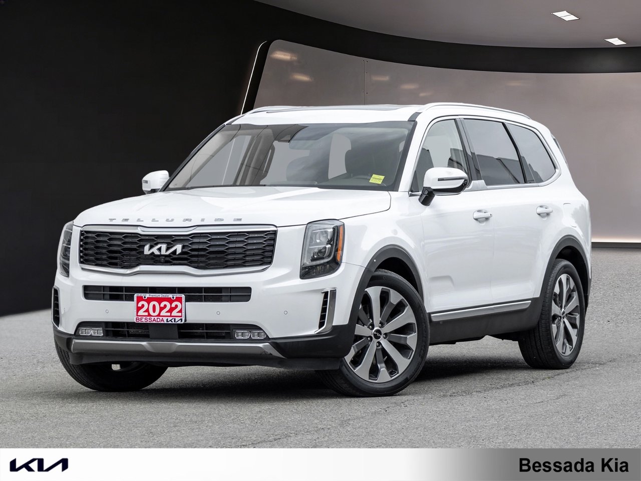 Glacial White (Pearl) 2022 Kia Telluride Automatic