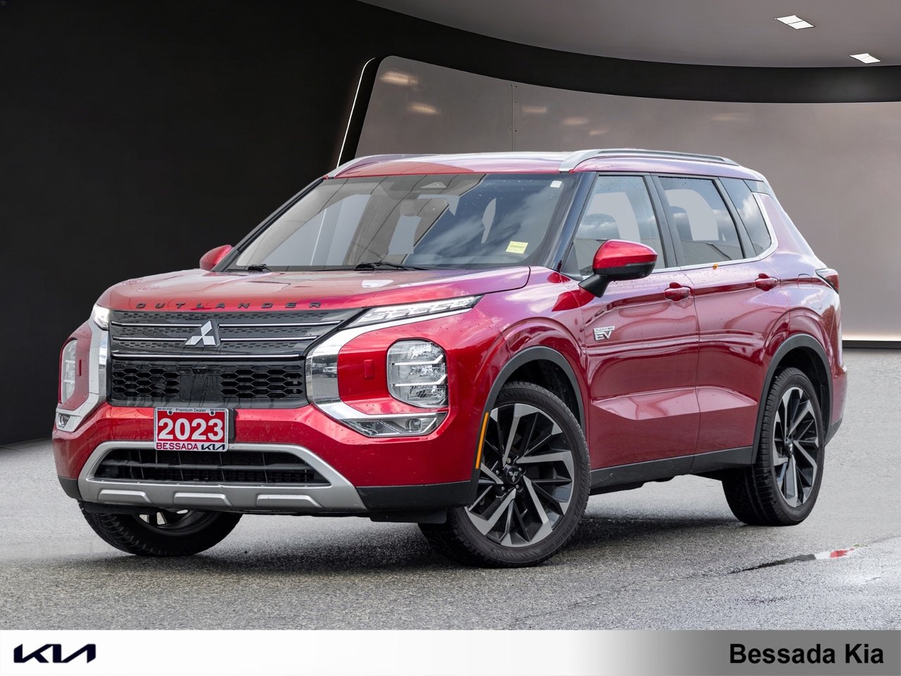 Red Diamond 2023 Mitsubishi Outlander Hybrid Plug-in SUV / Crossover All-Wheel Drive Automatic