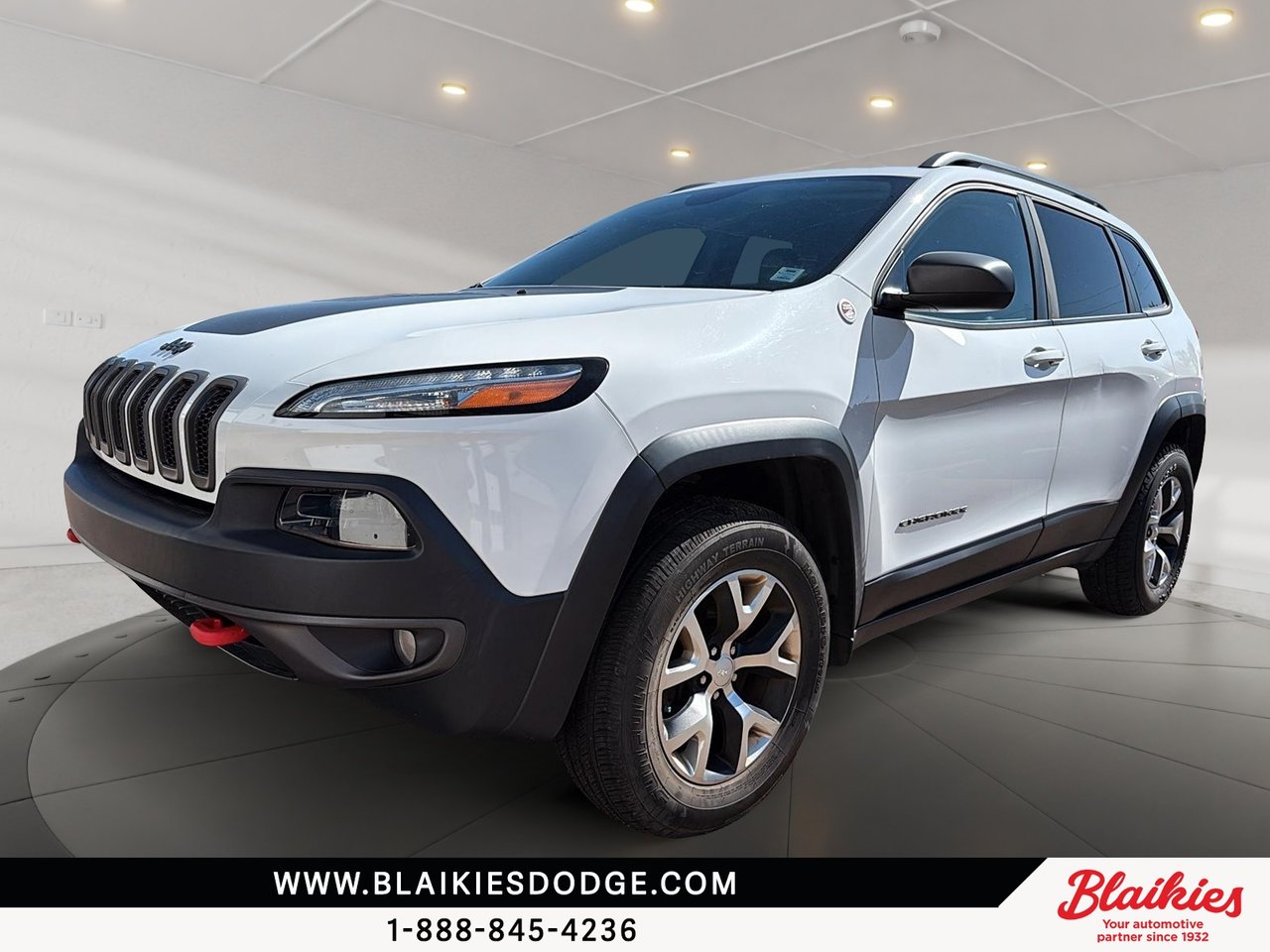 Bright White Clear Coat 2017 Jeep Cherokee SUV / Crossover Four-Wheel Drive Automatic