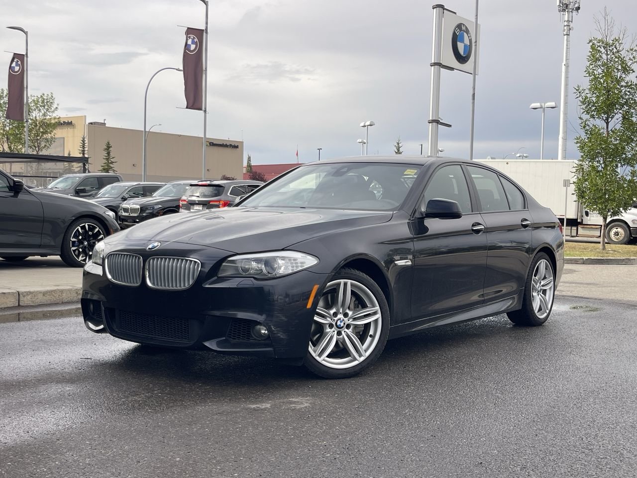 Carbon Black Met 2013 BMW 5 Series Sedan All-Wheel Drive Automatic