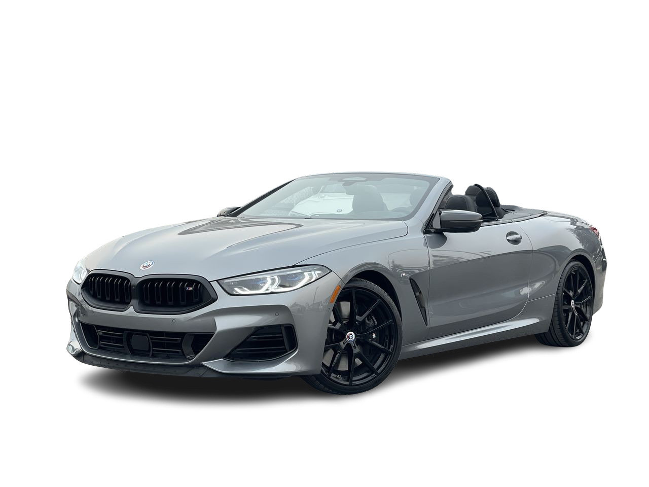 Gray (Skyscraper Grey Met) 2023 BMW 8 Series Convertible All-Wheel Drive Automatic