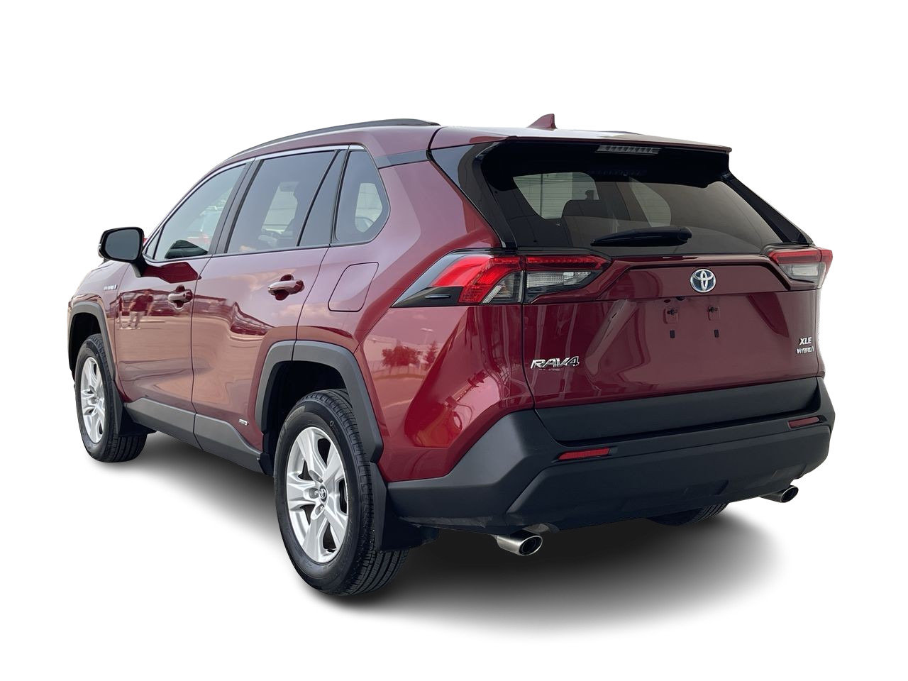 Used 2020 Red Toyota Hybrid XLE image 8