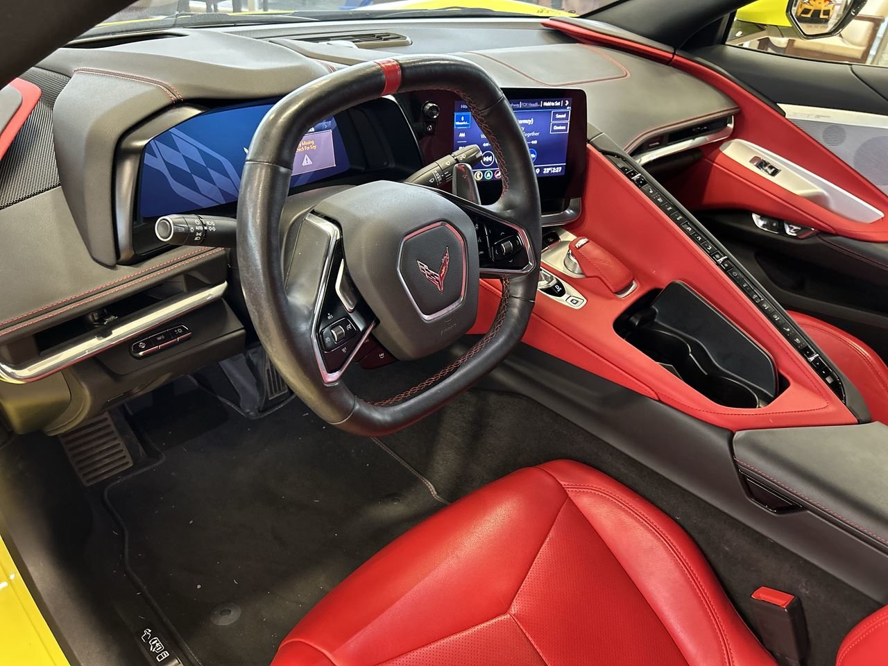 Certified Used 2020 Yellow Chevrolet Coupe Stingray Coupe 2LT image 21