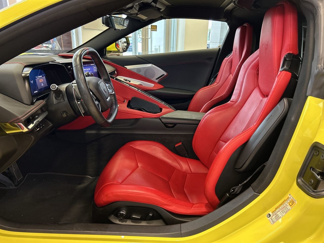 Certified Used 2020 Yellow Chevrolet Coupe Stingray Coupe 2LT image 20