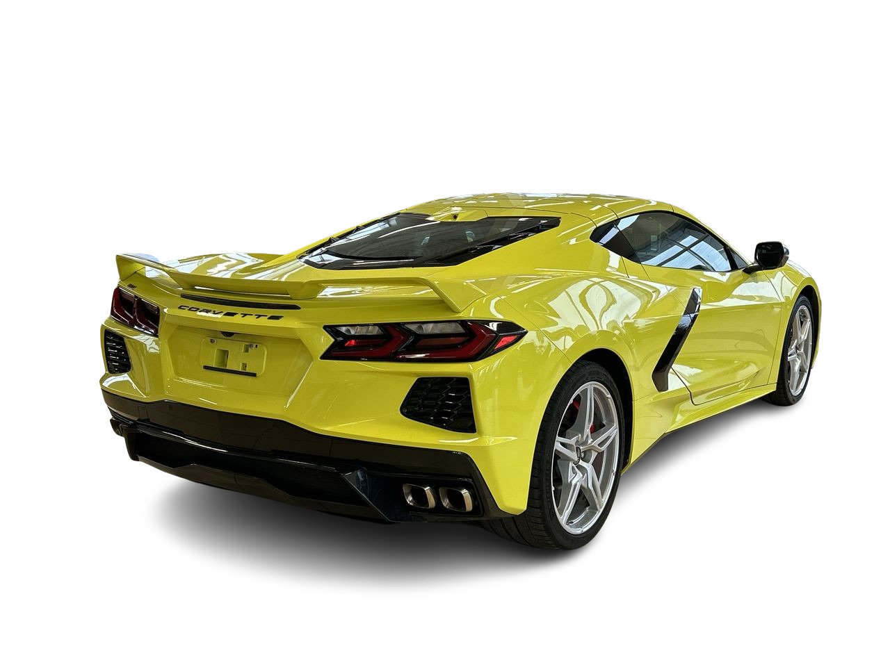 Certified Used 2020 Yellow Chevrolet Coupe Stingray Coupe 2LT image 10