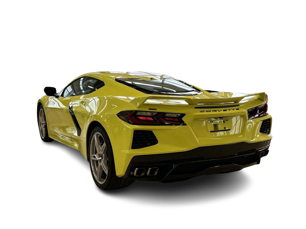 Certified Used 2020 Yellow Chevrolet Coupe Stingray Coupe 2LT image 8