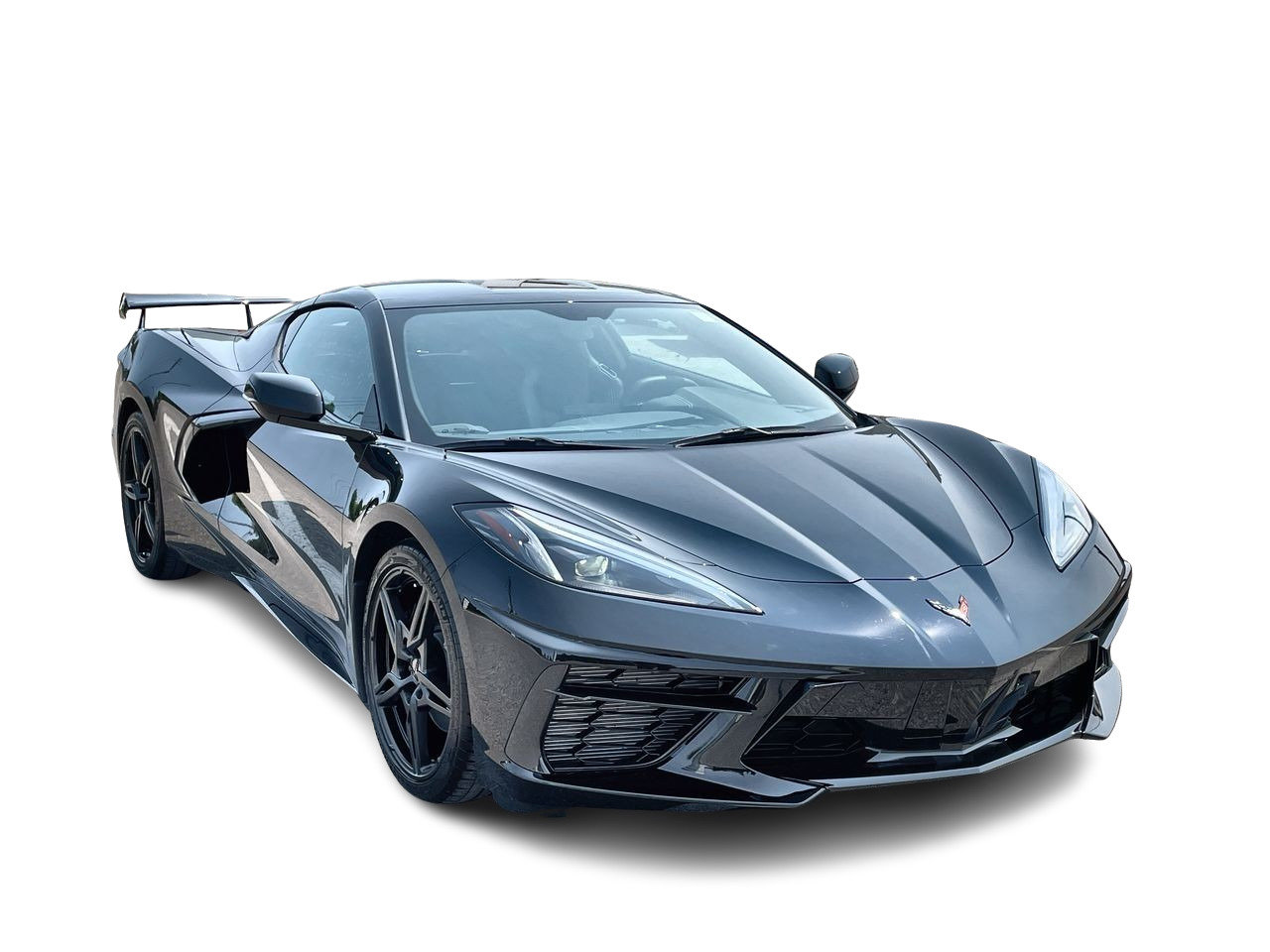 Certified Used 2022 Black Chevrolet Coupe Stingray 1LT image 16