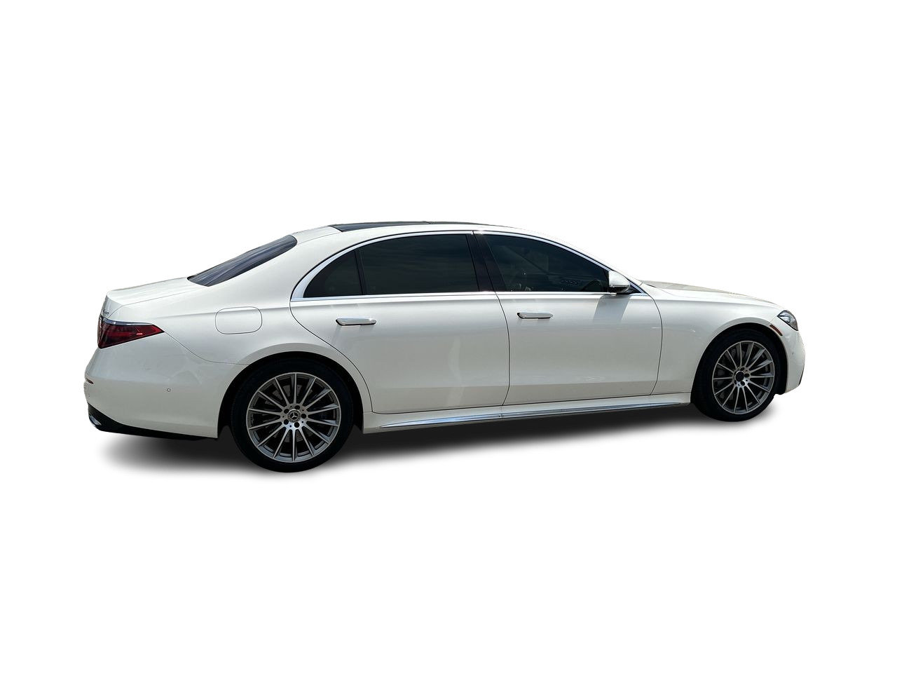 Certified Used 2021 designo Diamond White Met Mercedes-Benz 4MATIC Sedan image 12