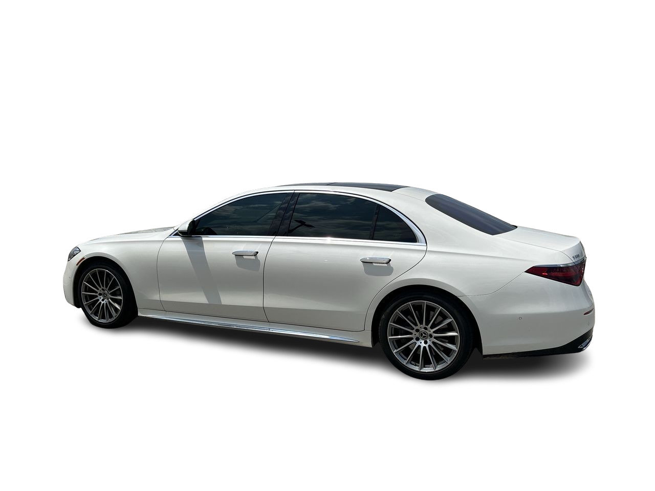 Certified Used 2021 designo Diamond White Met Mercedes-Benz 4MATIC Sedan image 6
