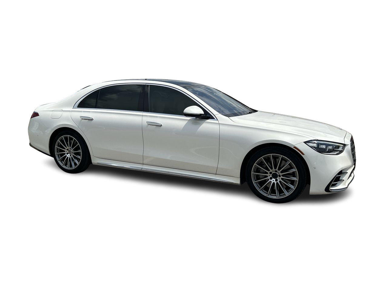 Certified Used 2021 designo Diamond White Met Mercedes-Benz 4MATIC Sedan image 14
