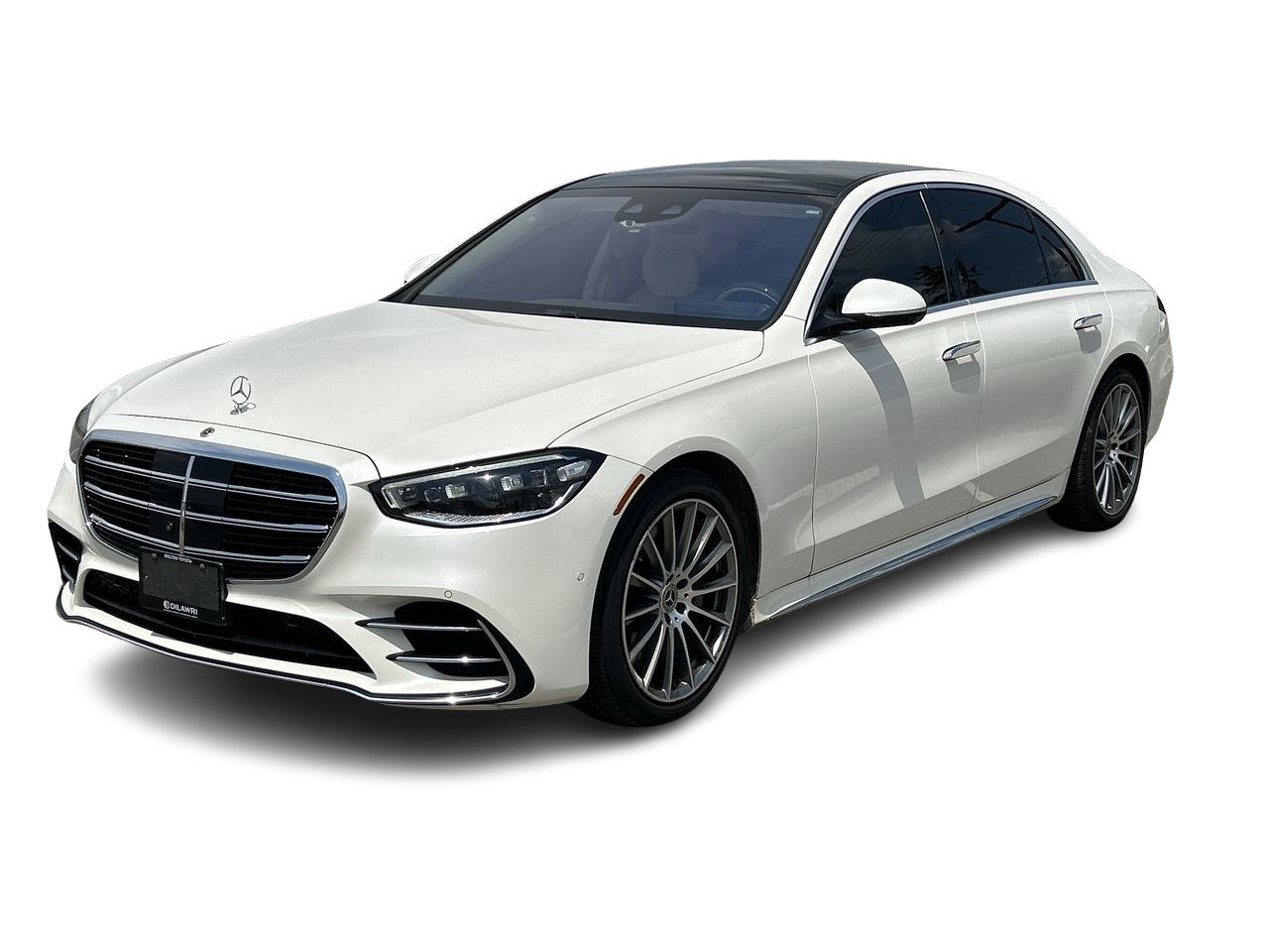 Certified Used 2021 designo Diamond White Met Mercedes-Benz 4MATIC Sedan image 2