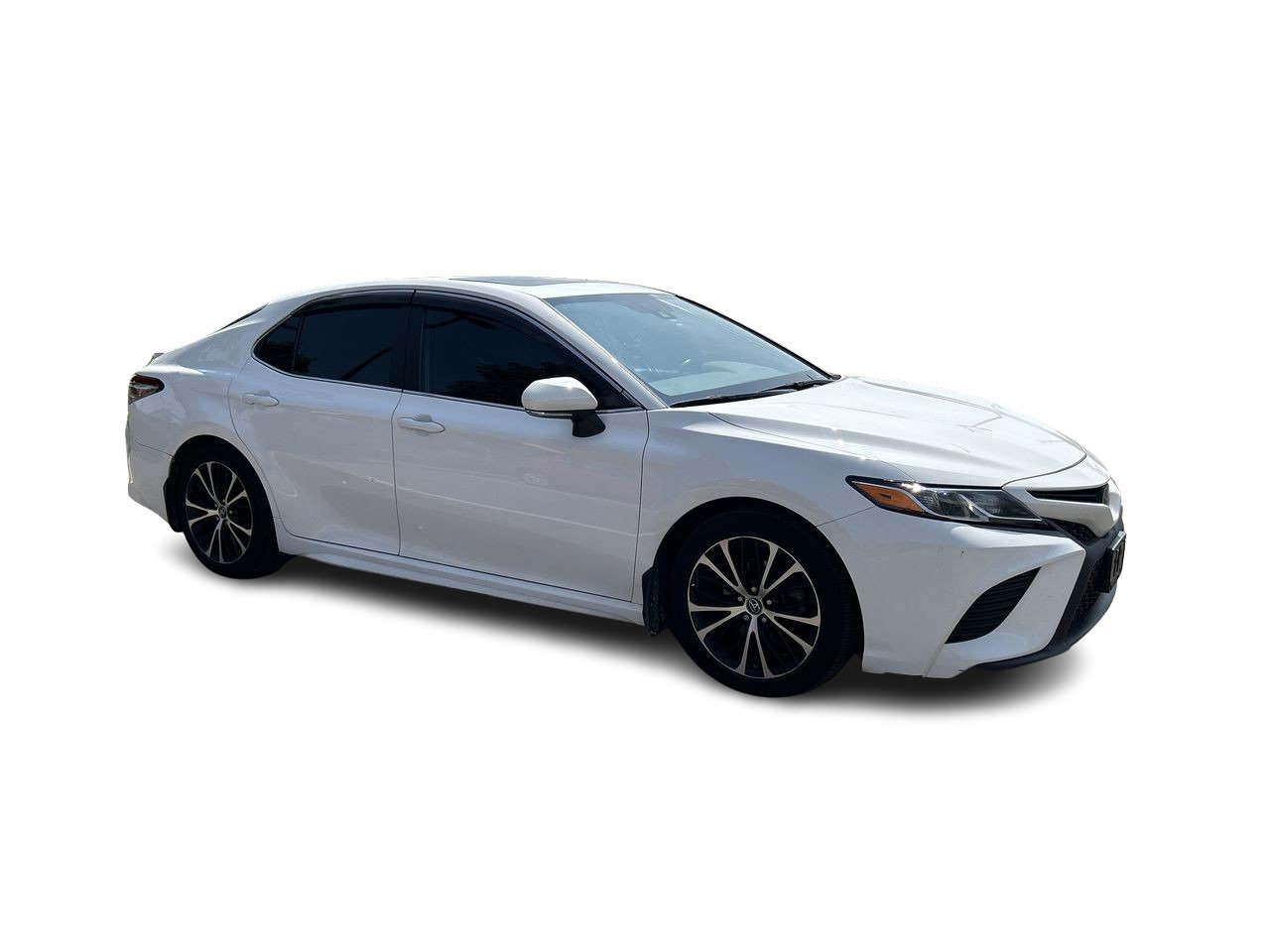 Certified Used 2019 WHITE Toyota 4-Door Sedan SE 8A image 14