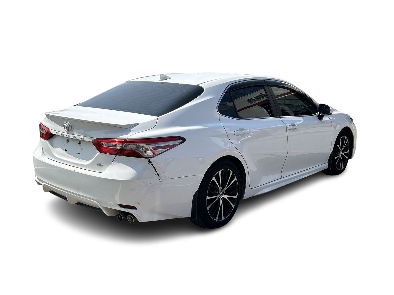 Certified Used 2019 WHITE Toyota 4-Door Sedan SE 8A image 10