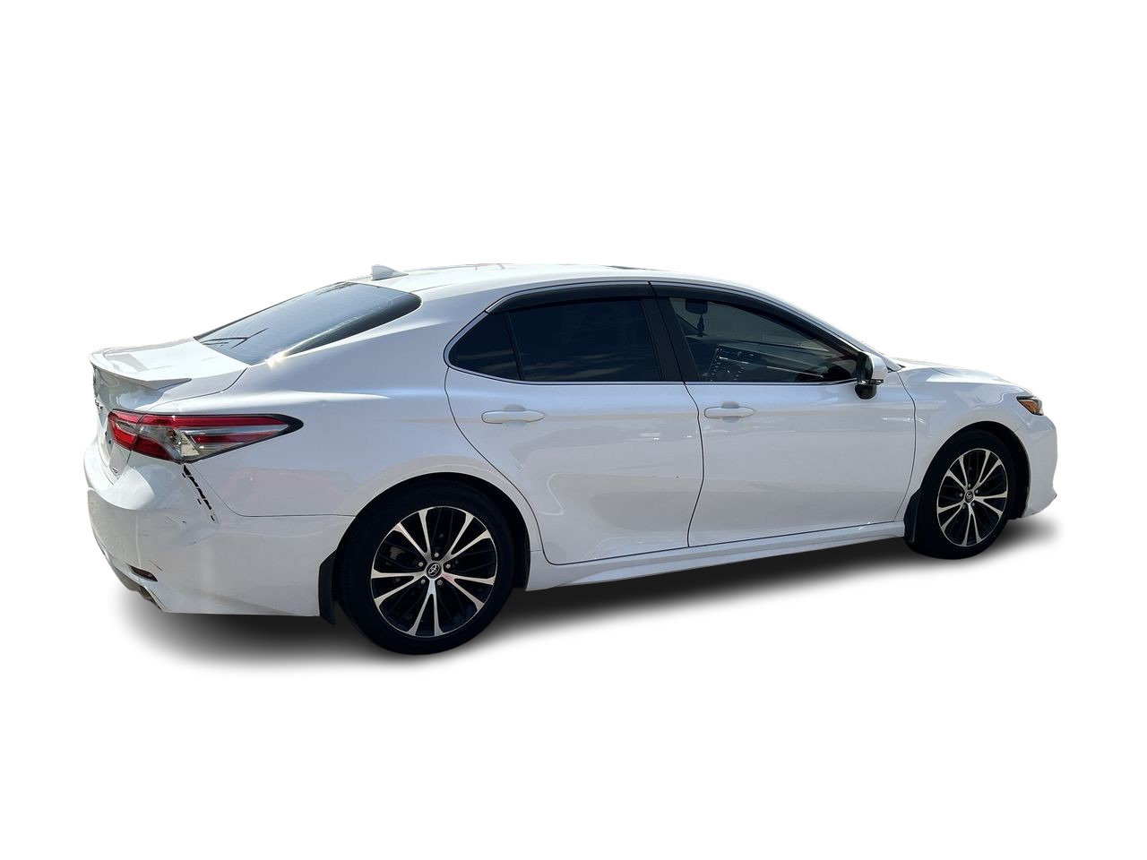 Certified Used 2019 WHITE Toyota 4-Door Sedan SE 8A image 11