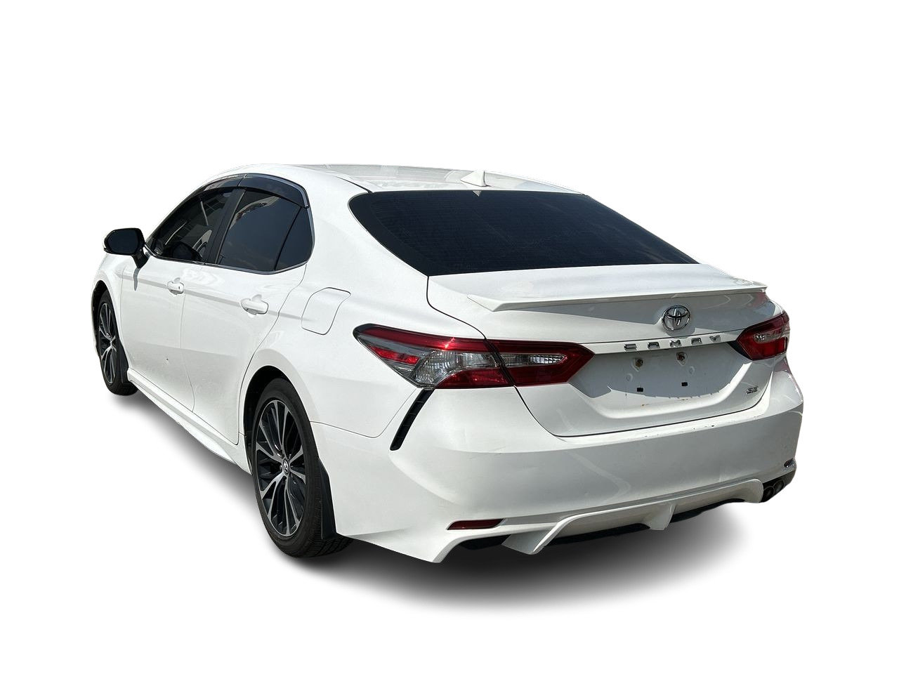Certified Used 2019 WHITE Toyota 4-Door Sedan SE 8A image 8