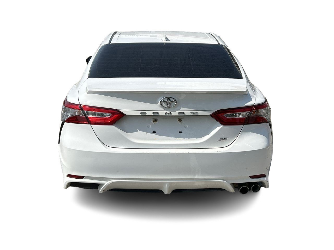 Certified Used 2019 WHITE Toyota 4-Door Sedan SE 8A image 9