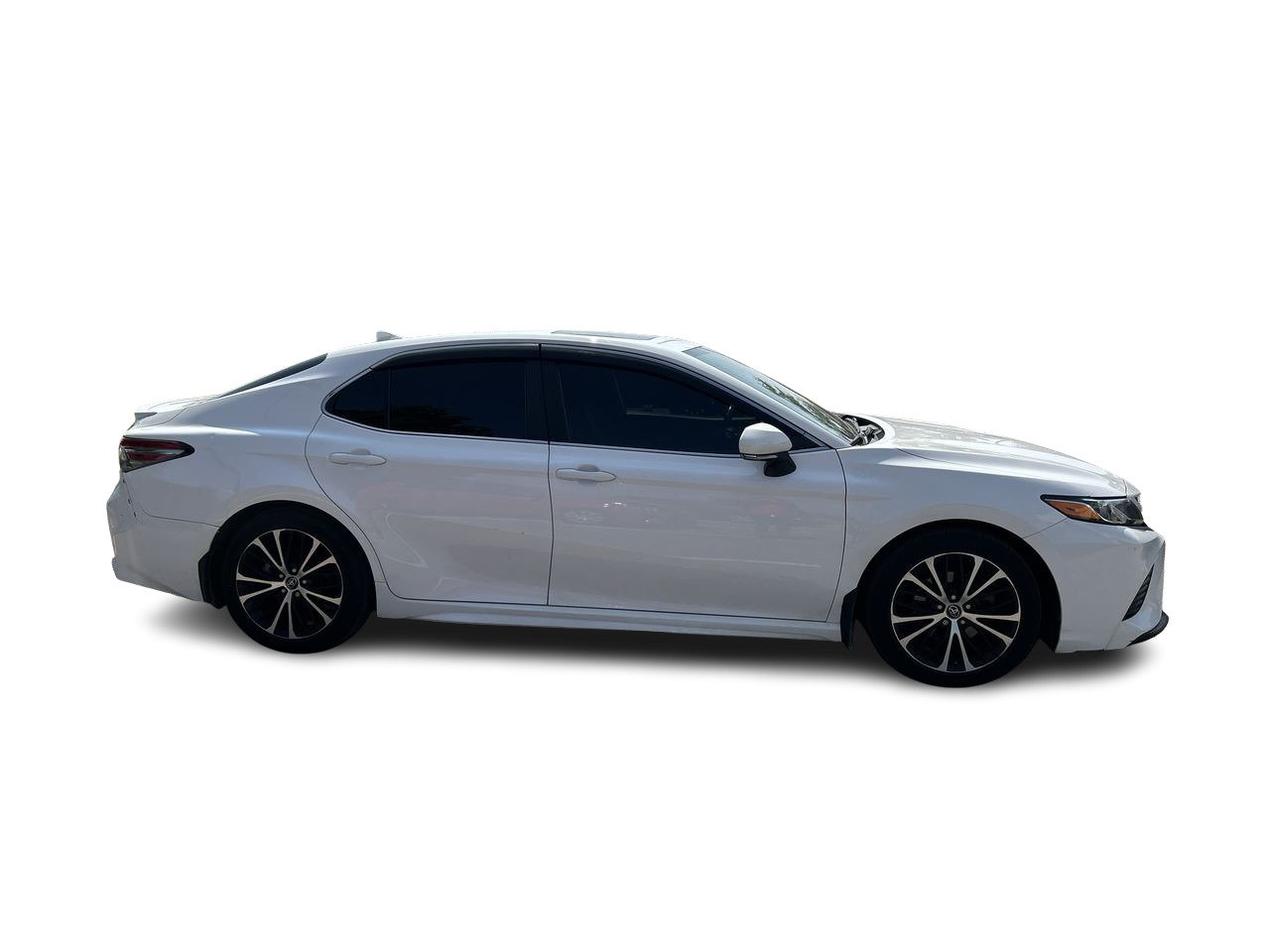 Certified Used 2019 WHITE Toyota 4-Door Sedan SE 8A image 13