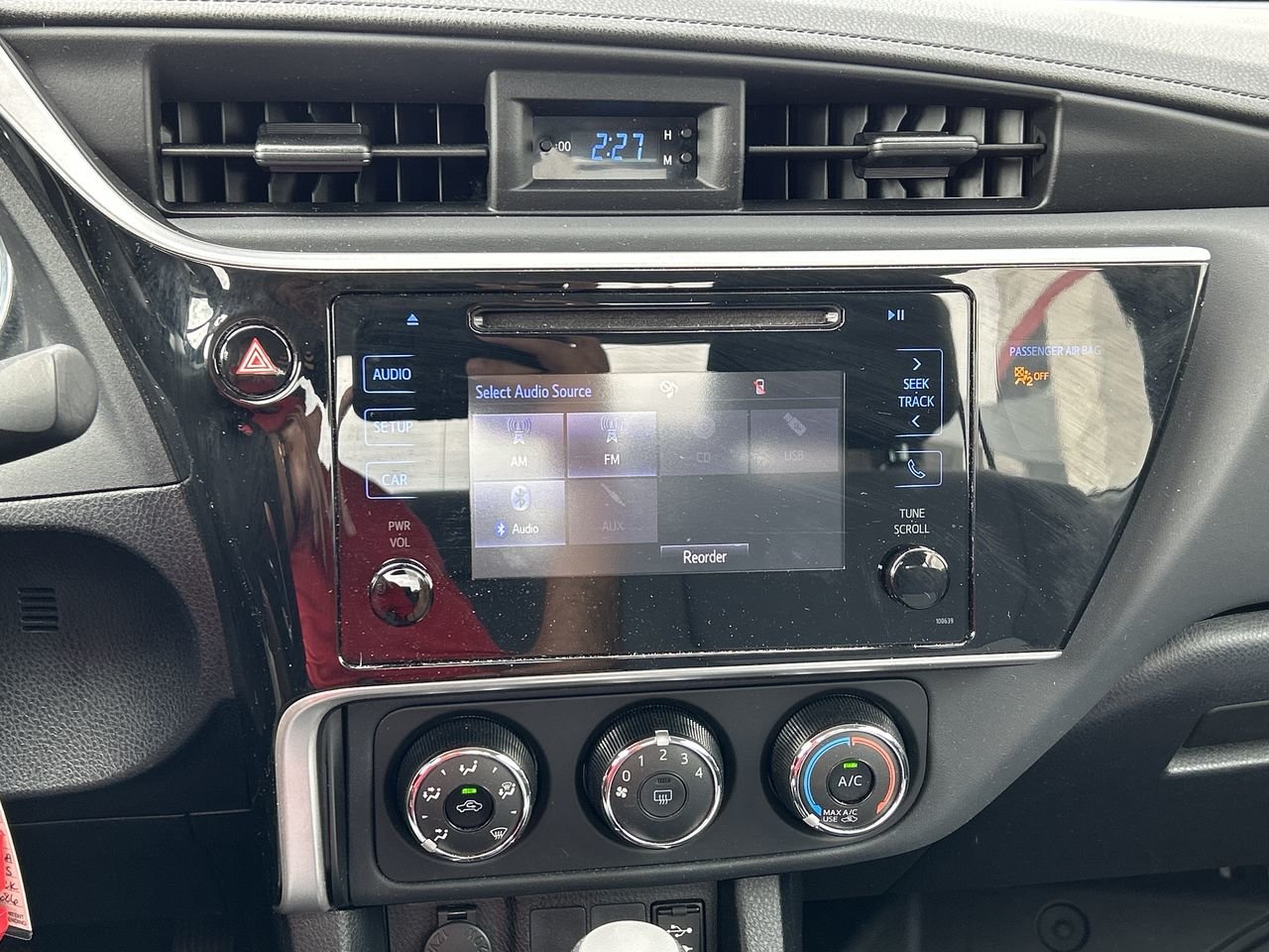 Certified Used 2019 black Toyota 4-door Sedan CE CVTi-S image 27