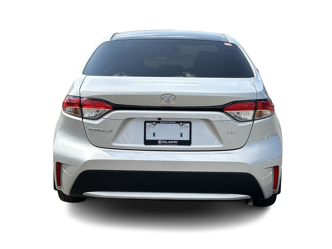 Certified Used 2020 silver Toyota 4-door Sedan LE CVT image 9