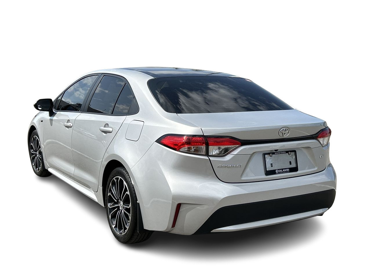 Certified Used 2020 silver Toyota 4-door Sedan LE CVT image 8