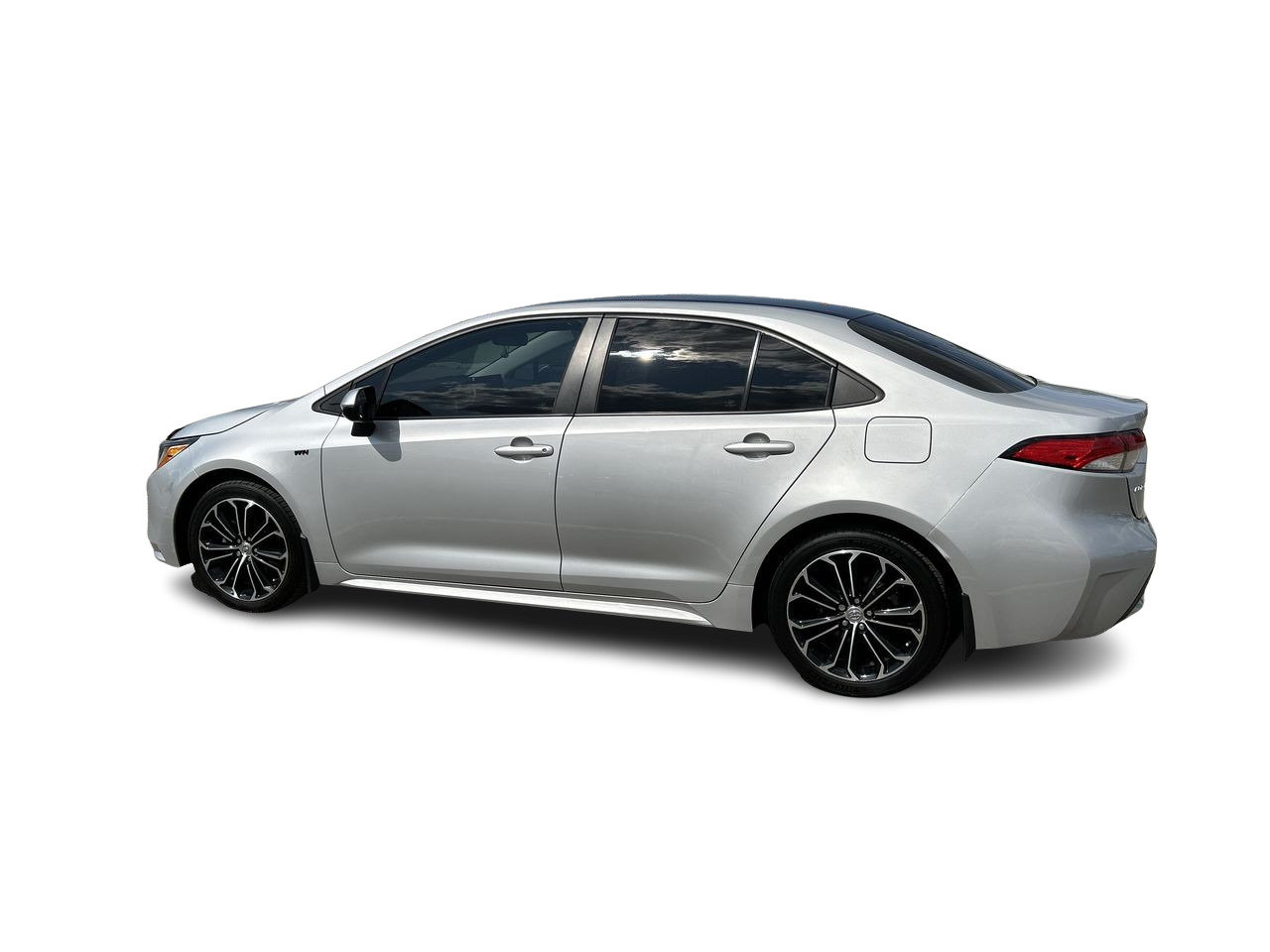 Certified Used 2020 silver Toyota 4-door Sedan LE CVT image 6