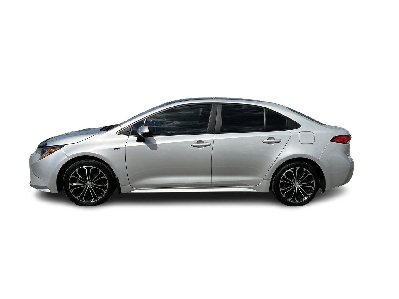 Certified Used 2020 silver Toyota 4-door Sedan LE CVT image 5