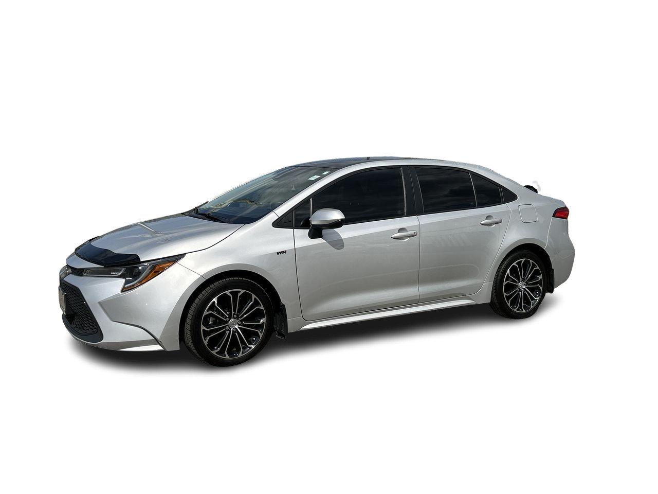 Certified Used 2020 silver Toyota 4-door Sedan LE CVT image 4