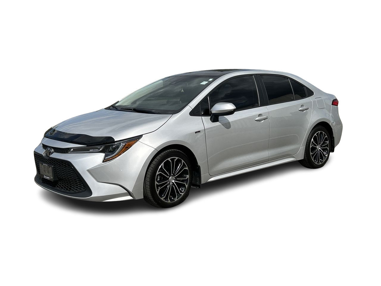 Certified Used 2020 silver Toyota 4-door Sedan LE CVT image 3