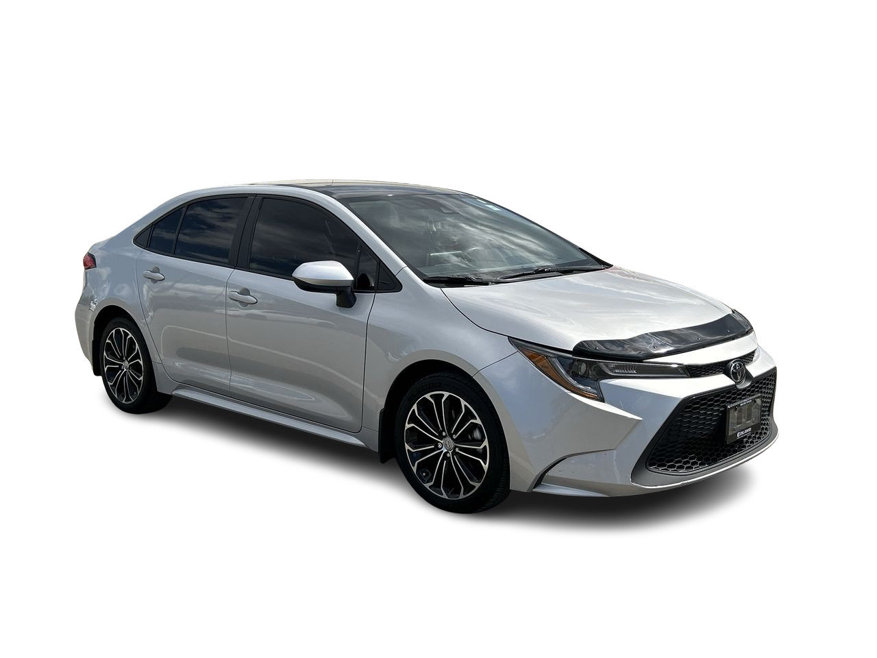 Certified Used 2020 silver Toyota 4-door Sedan LE CVT image 15