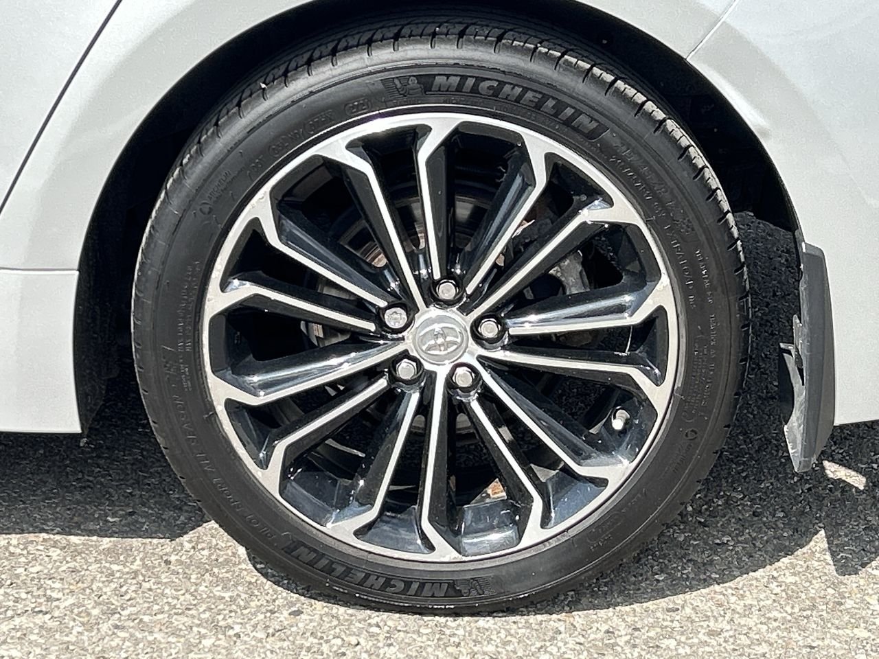 Certified Used 2020 silver Toyota 4-door Sedan LE CVT image 18