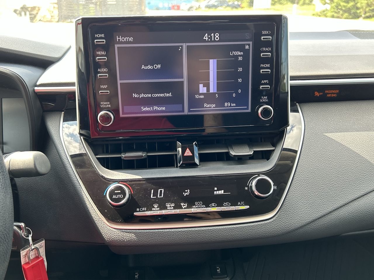 Certified Used 2020 silver Toyota 4-door Sedan LE CVT image 28