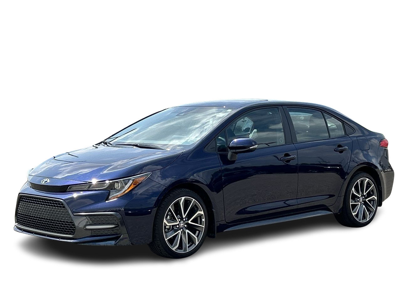 Certified Used 2021 Blue Crush Met Toyota SE UPGRADE image 3