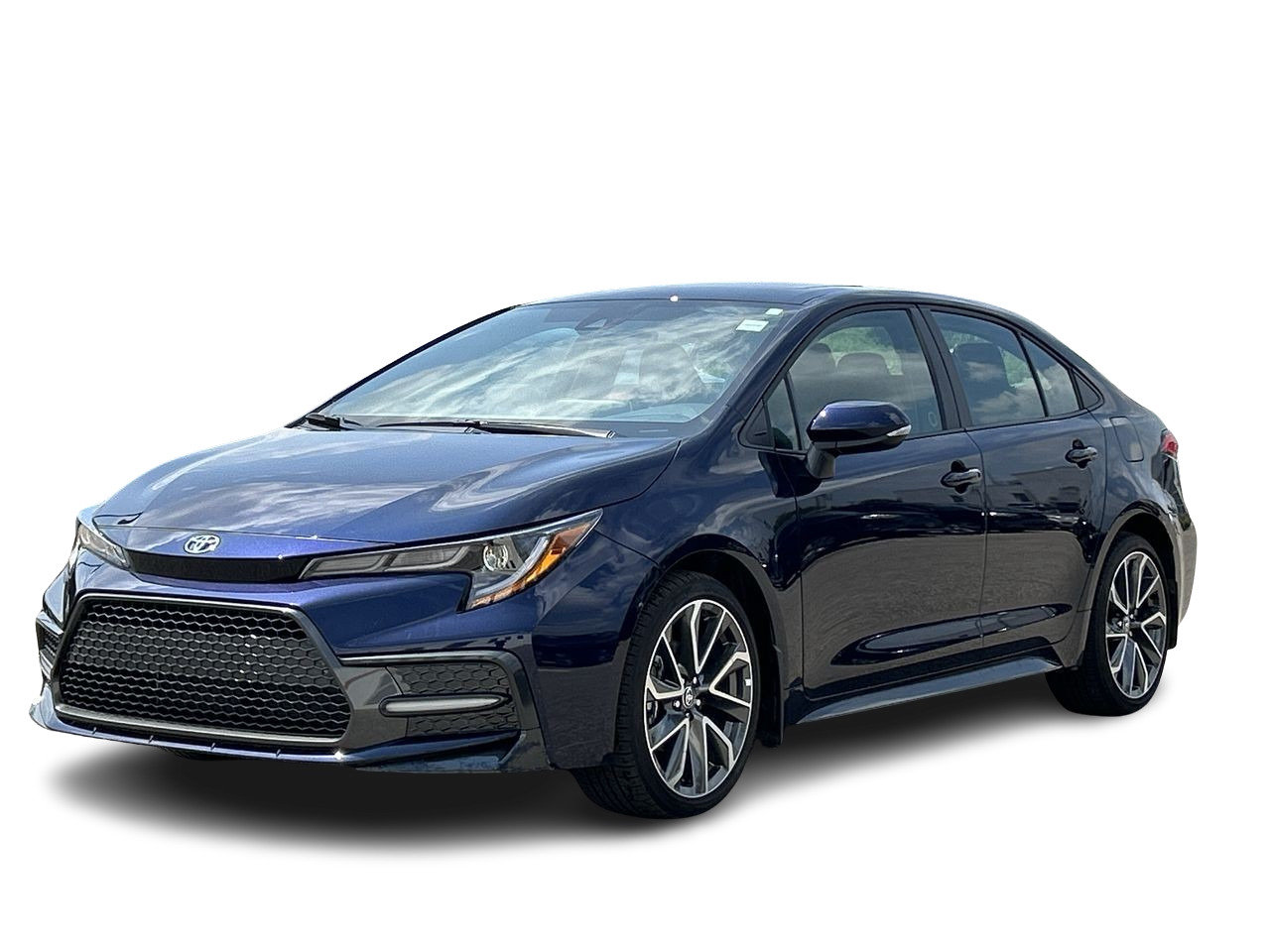 Certified Used 2021 Blue Crush Met Toyota SE UPGRADE image 2