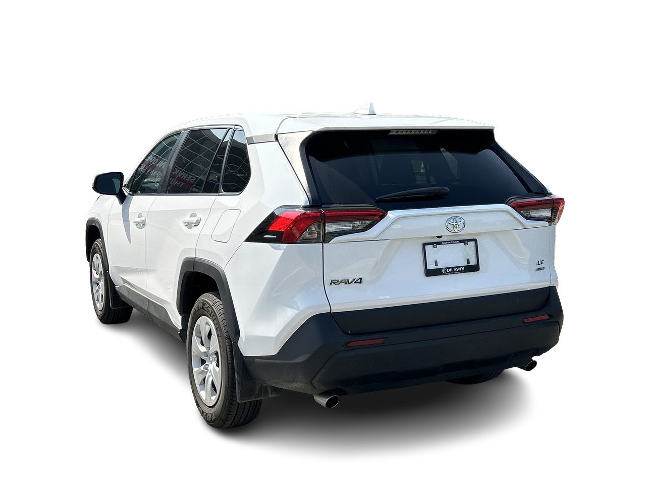 Certified Used 2023 white Toyota LE AWD image 8