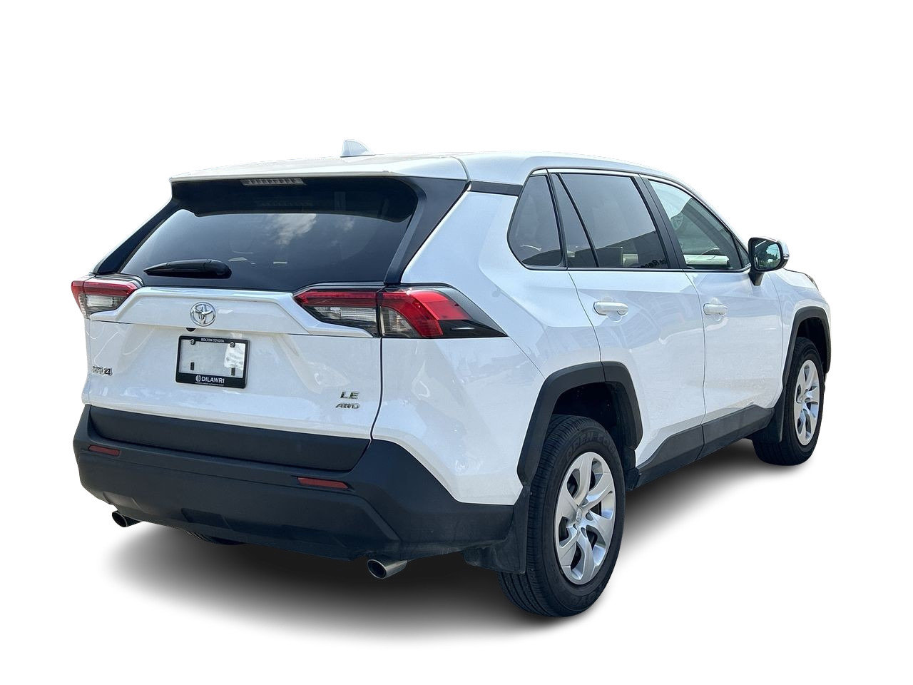 Certified Used 2023 white Toyota LE AWD image 10